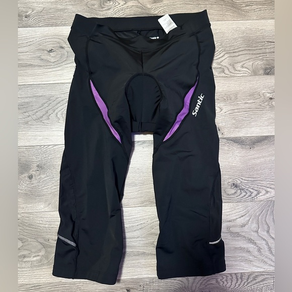 santic cycling leggings crop length size 2XL - Picture 1 of 3